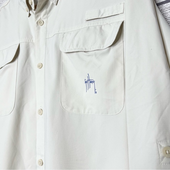 Guy Harvey Men’s Button Down Shirt Long Roll Tab Sleeves Size XL - Picture 4 of 16